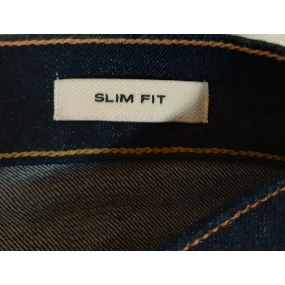 NWT Flint and Tinder Men's Jeans Size 32x30 Dark Wash Slim Fit (0979)